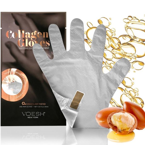 Collagen gloves: Γάντια κολλαγόνου με λάδι Argan