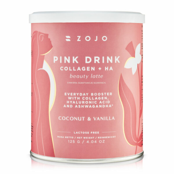 Ζεστό ρόφημα με κολλαγόνο & υαλουρονικό -Pink Drink Beauty Latte